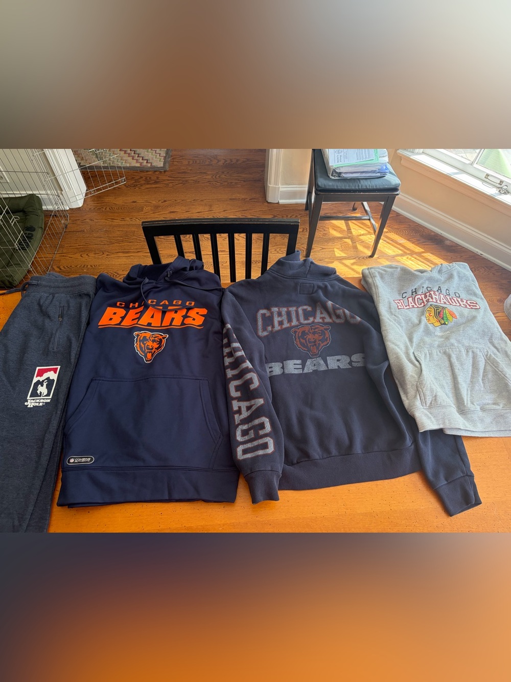 Chicago Bears Navy Pullover Sweatshirt - Men's NFL Team Sweater